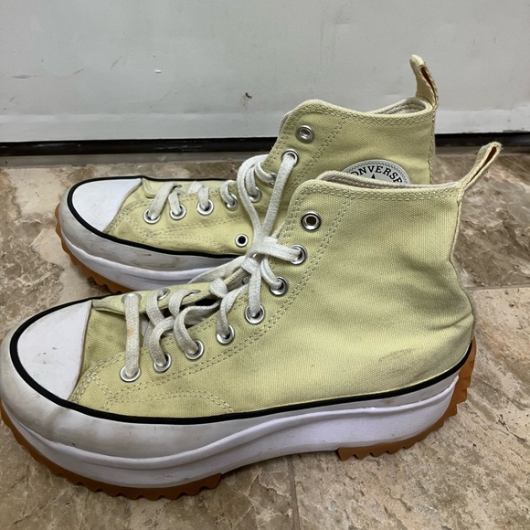 Converse Lemon Drop Women's Run Star Hike High Top Sneakers Sz 8 |A02132C| - Picture 4 of 9